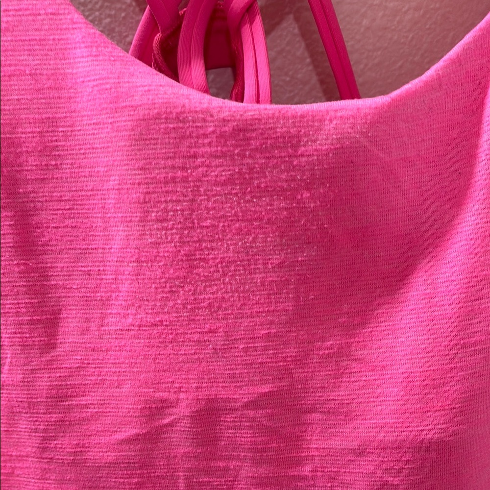 Lululemon Athletica Pink Strappy Back Tank - Picture 5 of 6